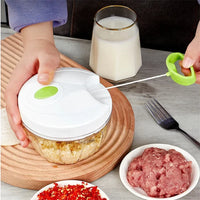 Speedy Chopper – Manual Pull Vegetable Chopper | Onion, Garlic & Meat Cutter