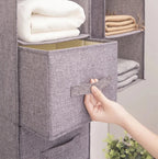 5 Layer Hanging Almari Organizer – Foldable Closet Storage Bag