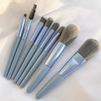 8pcs Makeup Brush Set – Soft Professional Cosmetic Brushes Kit for Face & Eyes
