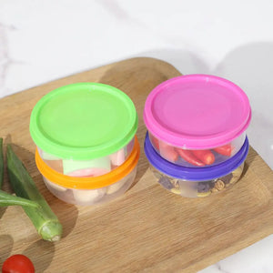 Food Storage Containers Pack of 6 – Airtight Mini Storage Boxes | Kitchen & Lunch Storage Set