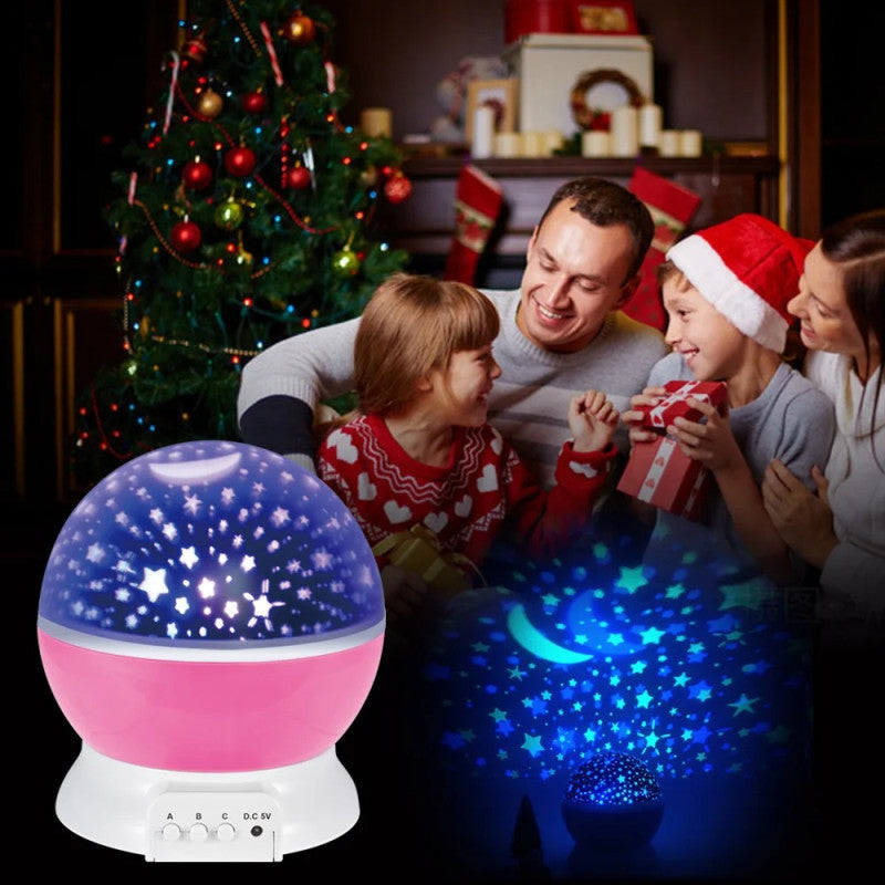 Star Master Galaxy Projector – LED Night Light with Star & Moon Projection (Multicolor)