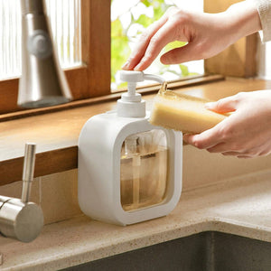 300ML Liquid Soap Dispenser – Stylish Refillable Hand Wash & Dish Soap Pump Bottle