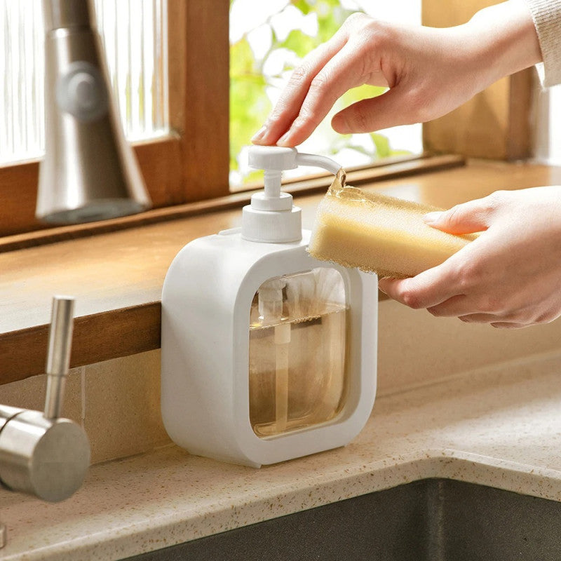 300ML Liquid Soap Dispenser – Stylish Refillable Hand Wash & Dish Soap Pump Bottle