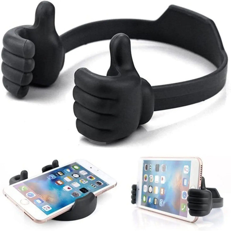 Thumbs-Up Mobile Stand – Cute Flexible Phone Holder for Desk