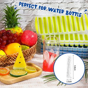 Pack of 2 Button Ice Cube Tray – Press Type Ice Mold | Easy Release Ice Cube Maker for Drinks