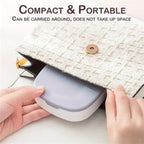 Mini Plastic Jewellery Organizer Box with Mirror – Travel Storage Case