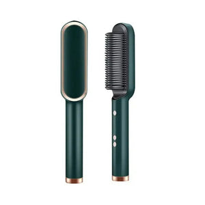 Hair Straightener Brush – 2 in 1 Fast Heating Straightening Comb (Dry & Wet Use)