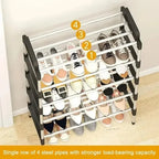 6 Layer Steel Shoe Rack – Heavy Duty Multi-Tier Shoe Organizer