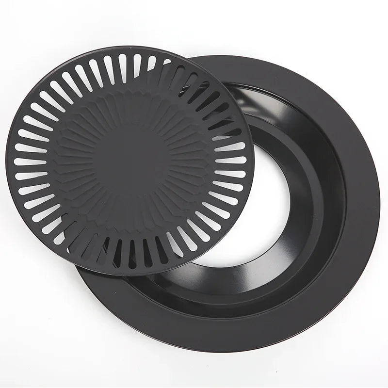 Stove Top BBQ Grill Pan – Non-Stick Portable Grill for Gas Stove | Indoor BBQ & Steak Grill Plate