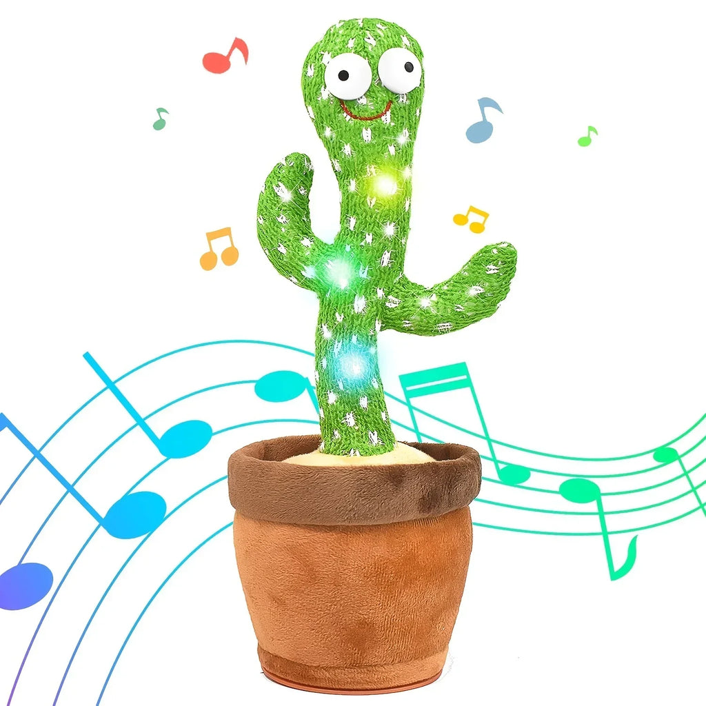 Dancing Cactus Toy for Kids – Talking, Singing & Mimicking Toy