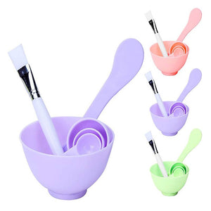 6-in-1 Bleach Bowl Set – Complete Hair Dye & Facial Mixing Kit with Brush, Spoon & Tools