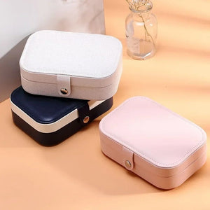 Large Leather Jewellery Box – Premium Organizer Case for Rings, Necklaces & Accessories