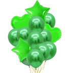 14 Pcs Confetti Decorative Party Balloons Set (Star - Heart)