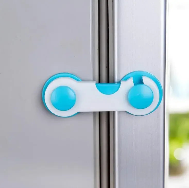 Pack of 3 Child Safety Lock (Blue) – Multi-Purpose Cabinet & Drawer Lock | Baby Safety Protector