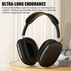 P9 Wireless Bluetooth Headphones – HiFi Stereo Sound, Noise Reduction & Memory Card Support