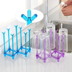 Glass Drying Stand – Plastic Cup Holder Rack | Kitchen Glass Organizer & Drain Stand