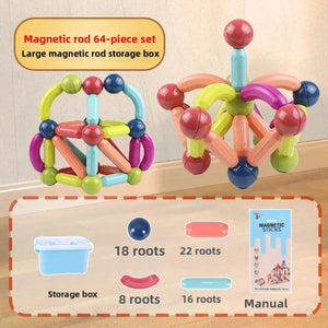 Magnetic Building Toys Set for Kids | Educational STEM Blocks