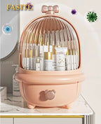 Acrylic Modern Organizer Box – Dustproof Cosmetic & Skincare Storage Case