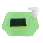 Square Soap Pump Dispenser with Sponge Holder – Kitchen Soap Organizer 💧