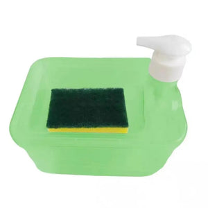 Square Soap Pump Dispenser with Sponge Holder – Kitchen Soap Organizer 💧