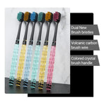 Charcoal Silk Soft Toothbrush – Ultra Soft Bristles Premium Adult Brush (For Men & Women)