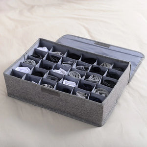 Socks Organizer Box – Drawer Storage with Multiple Compartments