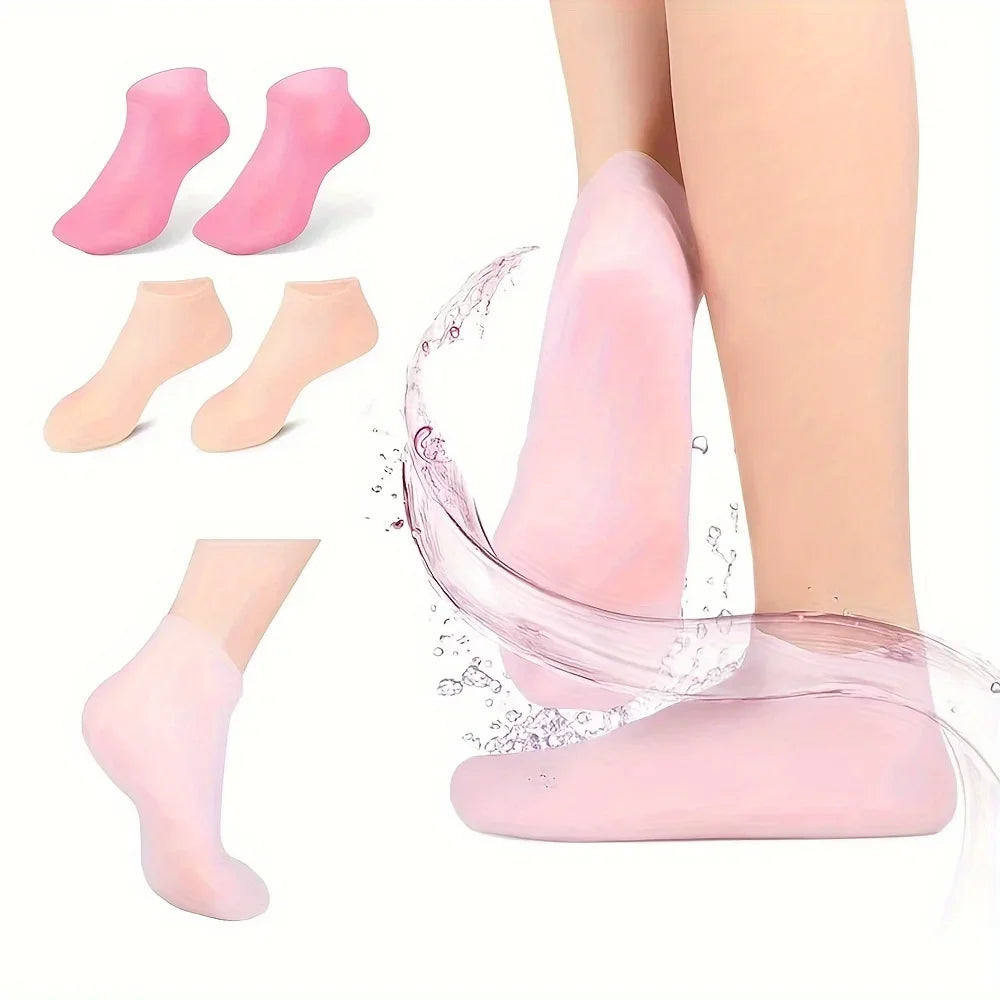 Silicone Gel Heel Socks – Crack Heel Repair & Moisturizing Foot Care Socks