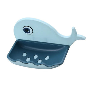 Fish Soap Holder – Cute Wall Mounted Soap Dish with Drain Holes