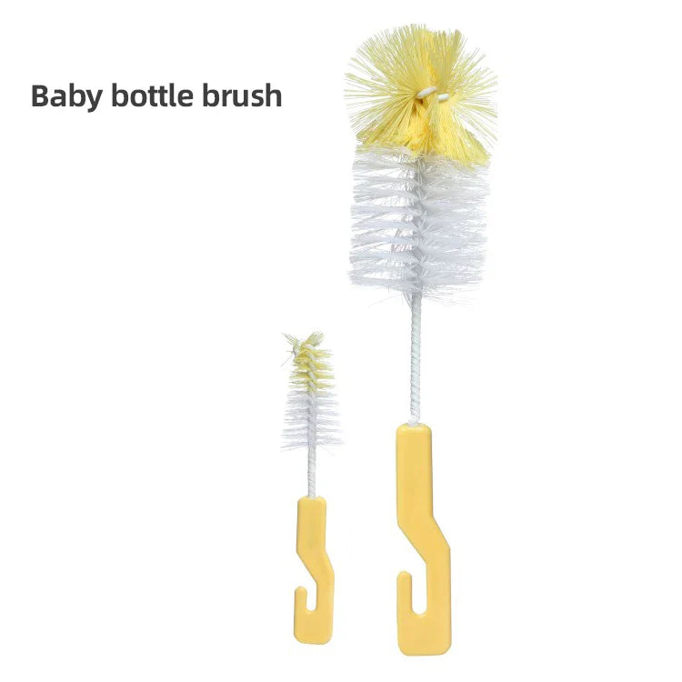 Baby Bottle Cleaning Brush Set – 2-in-1 Nipple & Bottle Cleaner