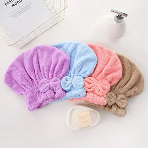 Pack of 2 Bath Towel cap