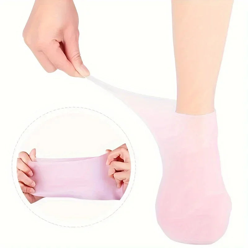 Silicone Gel Heel Socks – Crack Heel Repair & Moisturizing Foot Care Socks