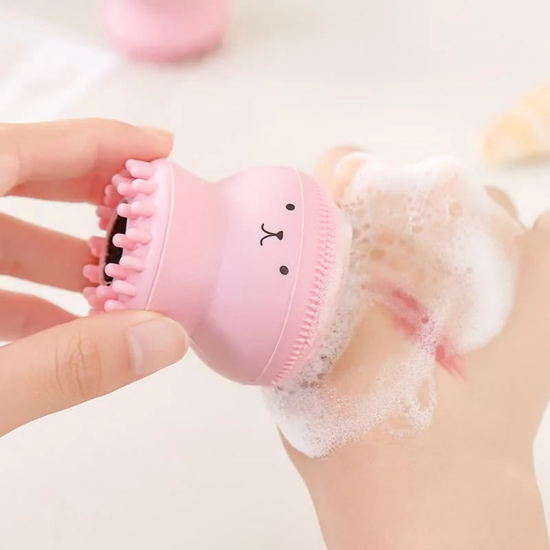 Octopus Facial Cleansing Brush – Silicone Face Scrubber & Deep Pore Massager