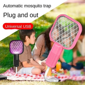 Mini Mosquito Racket – USB Rechargeable Electric Bug Zapper