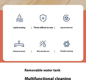 Spray Mop Aurora – Flat Floor Cleaner with Built-in Water Spray | Reusable Microfiber Mop