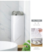 EMSA Bathroom Cabinet – Double Layer Corner Storage Organizer