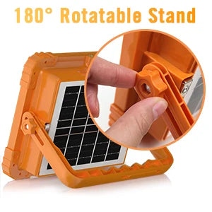 Murcy Portable Solar LED Light – Rechargeable Outdoor Flood Light | Waterproof Emergency Lamp