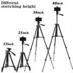 Adjustable Mobile & Camera Tripod Stand – Portable Lightweight Tripod