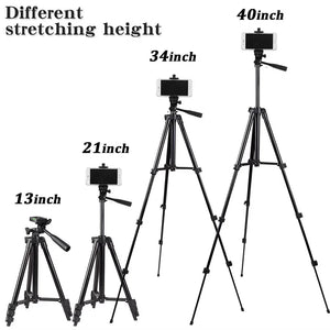 Adjustable Mobile & Camera Tripod Stand – Portable Lightweight Tripod