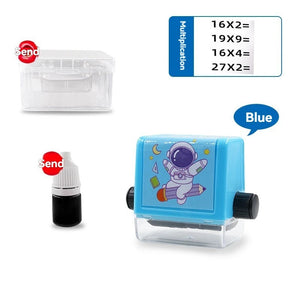 Math Learning Stamp Roller for Kids – Addition, Subtraction & Multiplication Toy