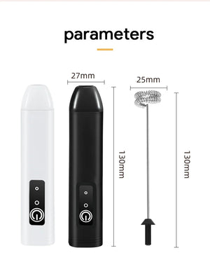 Rechargeable Coffee Beater – Electric Milk Frother | Double Loop