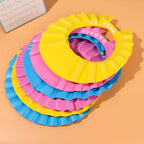 Pack of 2 Kids Shower Cap – Adjustable Baby Bath Shampoo Shield Hat