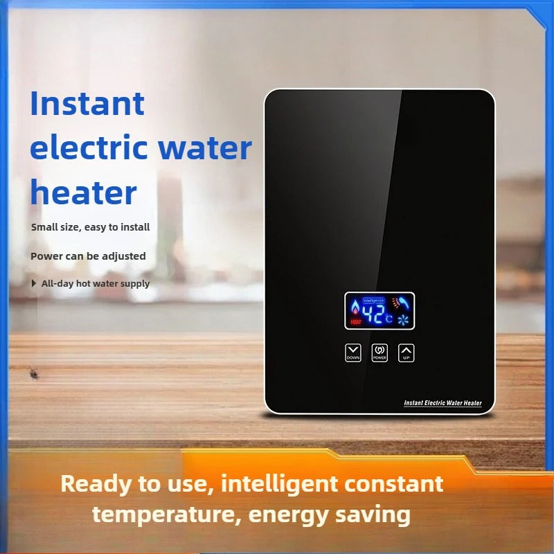 Instant Tankless Electric Water Heater – LCD Display | Energy Saving Instant Geyser for Home