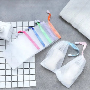 Pack of 3 Soap Saver Bag – Foaming Mesh Soap Net for Rich Lather & Zero Waste