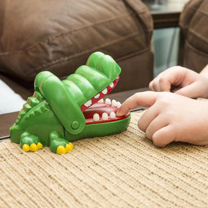 Crocodile Teeth Game Toy | Funny Bite Finger Family Game for Kids