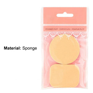 Pack of 3 Makeup Powder Puff 2pcs Set – Soft Sponge for Foundation & Face Powder Application
