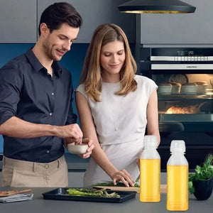 Pack of 2 Oil & Sauce Dispenser Bottle – Leak Proof Kitchen Oil Pour Bottle