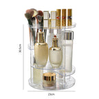 Diamond Cut Makeup Organizer (10 Inch) – 360° Rotating Cosmetic Storage Box