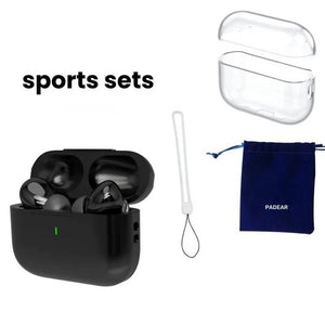 Wireless Bluetooth Earbuds (Black) – HD Sound, Noise Reduction & Charging Case