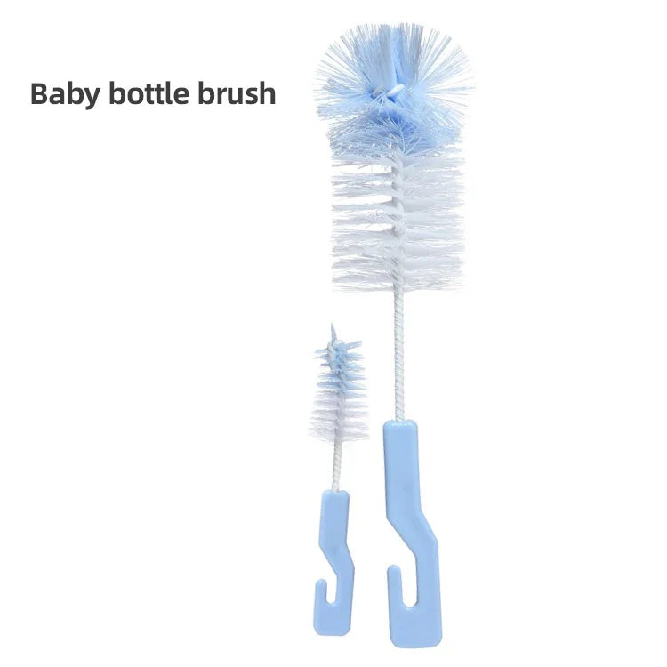 Baby Bottle Cleaning Brush Set – 2-in-1 Nipple & Bottle Cleaner