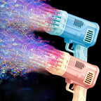 32 Hole Bubble Gun Bazooka for Kids – Automatic Bubble Blaster Toy
